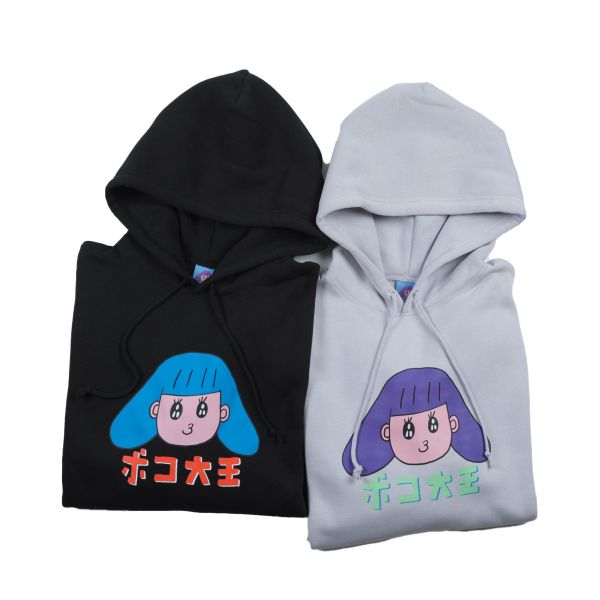 POKO ポコ大王 LOGO HOODIE 帽T / (黑/紫) POKO ポコ大王 LOGO HOODIE 帽T / (黑/紫)