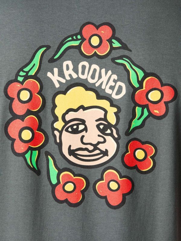 Krooked MG T-Shirt / (灰) Krooked MG T-Shirt / (灰)