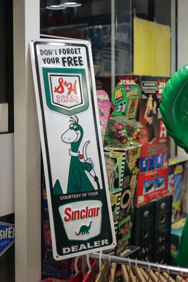 SINCLAIR OIL 大型鐵牌裝飾 SINCLAIR OIL 大型鐵牌裝飾