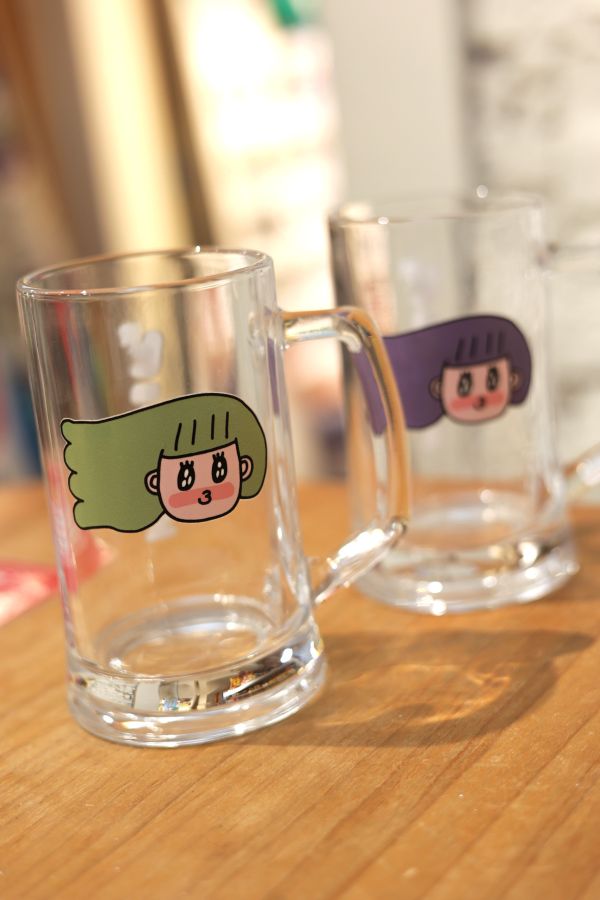 POKO ポコ大王 BEER ビール大王 啤酒杯 ポコ大王 BEER ビール大王 啤酒杯