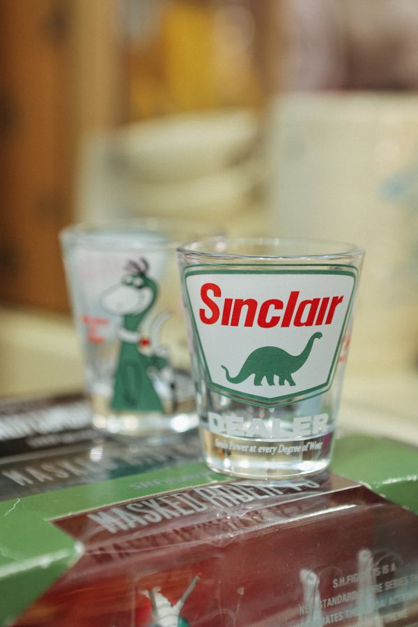 USA美國企業吉祥物SHOT GLASS/SHOT杯 / SINCLAIR OIL SHOT杯 USA美國企業吉祥物SHOT GLASS/SHOT杯 / SINCLAIR OIL  SHOT杯
