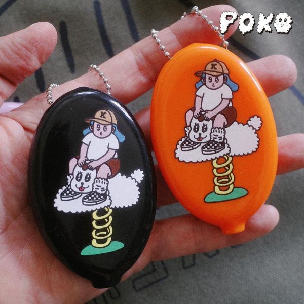 POKO ポコ大王 バネ遊具 COIN PURSE 零錢包吊飾 POKO ポコ大王 バネ遊具 COIN PURSE 零錢包吊飾