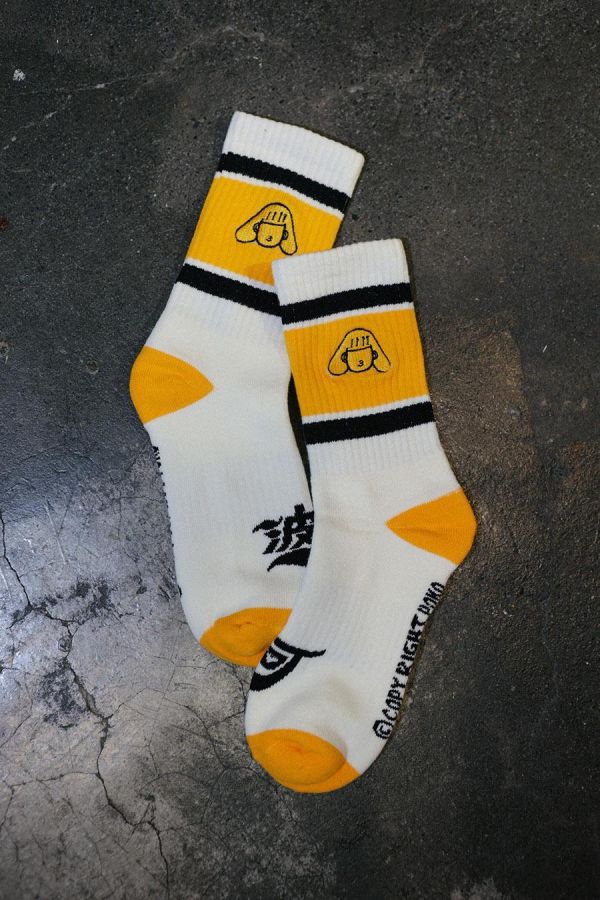 POKO ポコ大王 OUTLINED STRIPED CREW SOCKS 中筒襪 ポコ大王
OUTLINED STRIPED CREW SOCKS 中筒襪