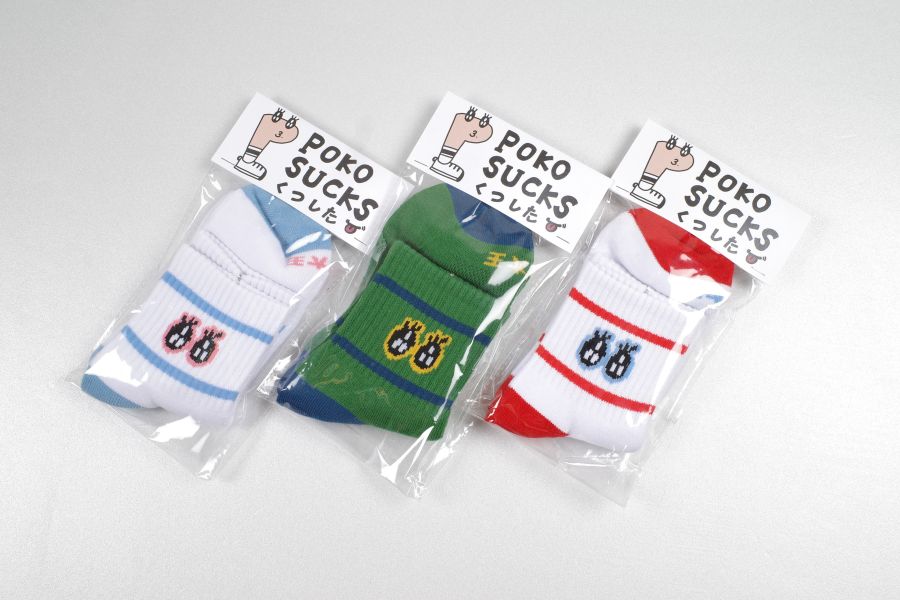 POKO ポコ大王 EYES SOCKS 襪子 POKO ポコ大王 EYES SOCKS 襪子