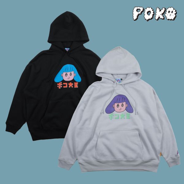 POKO ポコ大王 LOGO HOODIE 帽T / (黑/紫) POKO ポコ大王 LOGO HOODIE 帽T / (黑/紫)