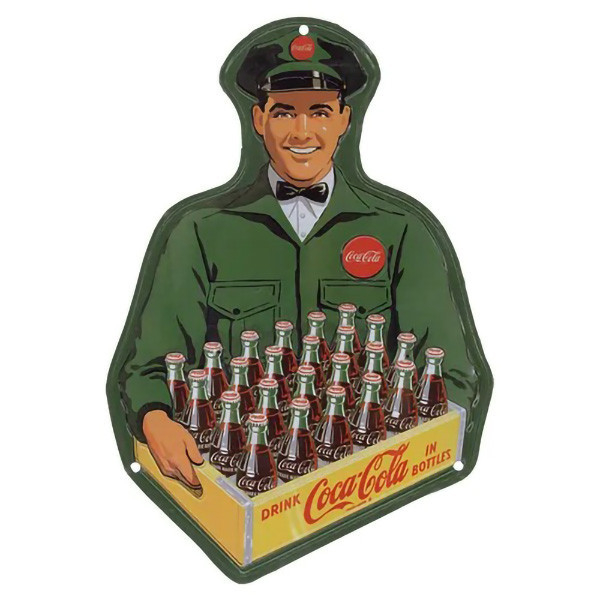 COCA COLA 可口可樂鐵牌 / 鐵皮裝飾 COCA COLA 可口可樂鐵牌 / 鐵皮裝飾