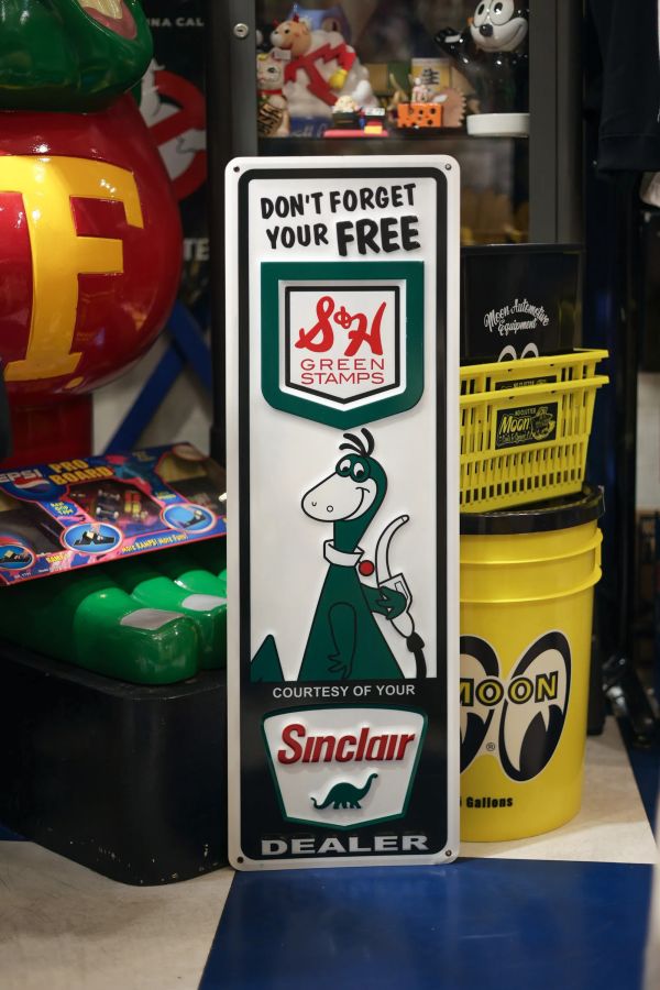SINCLAIR OIL 大型鐵牌裝飾 SINCLAIR OIL 大型鐵牌裝飾