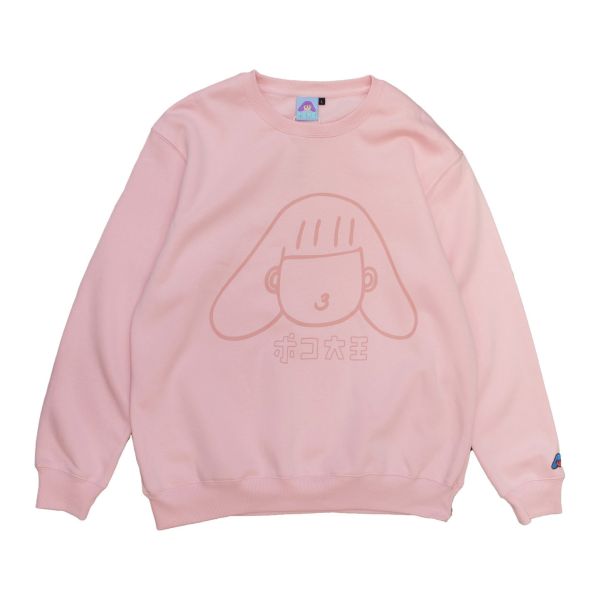 POKO ポコ大王 OUTLINED SWEATSHIRT / (黑/灰/粉紅) POKO ポコ大王 OUTLINED SWEATSHIRT / (黑/灰)