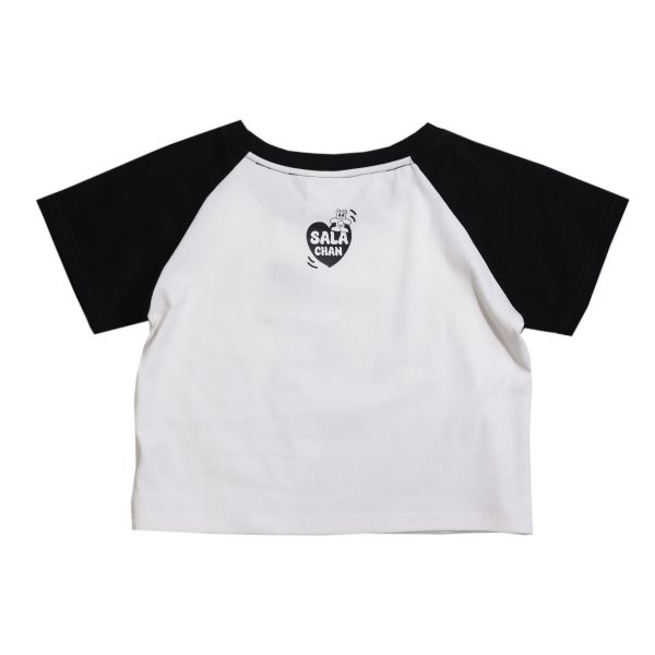 POKO ポコ大王 SALACHAN CROPPED RAGLAN T-SHIRT / 接袖短版上衣 ポコ大王
  BAOBAO バオバオ 
CROPPED RAGLAN T-SHIRT