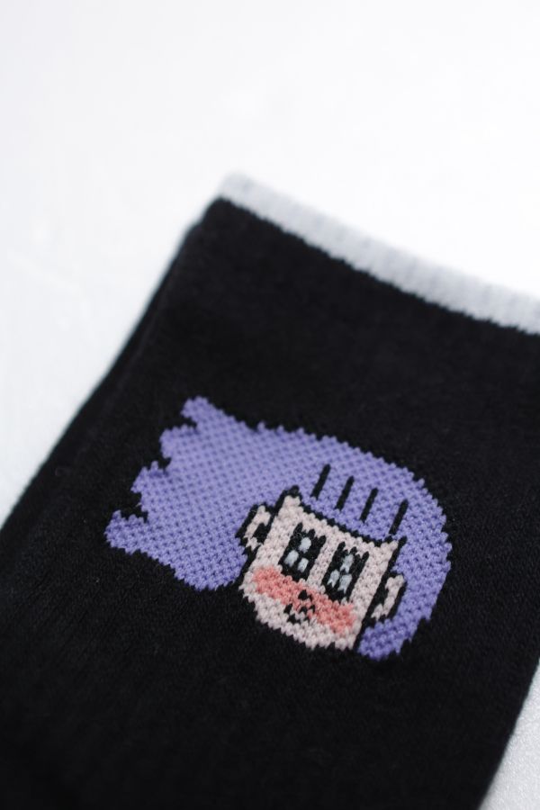 POKO ポコ大王 BEER ビール大王 SOCK 中筒襪 / (黑/白) ポコ大王 BEER ビール大王 SOCK 中筒襪 / (黑/白)
