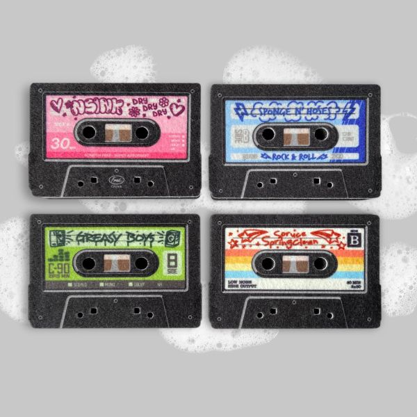 Mix Tapes Sponges 音響錄音帶 海綿菜瓜布 Mix Tapes Sponges 音響錄音卡帶 海綿菜瓜布