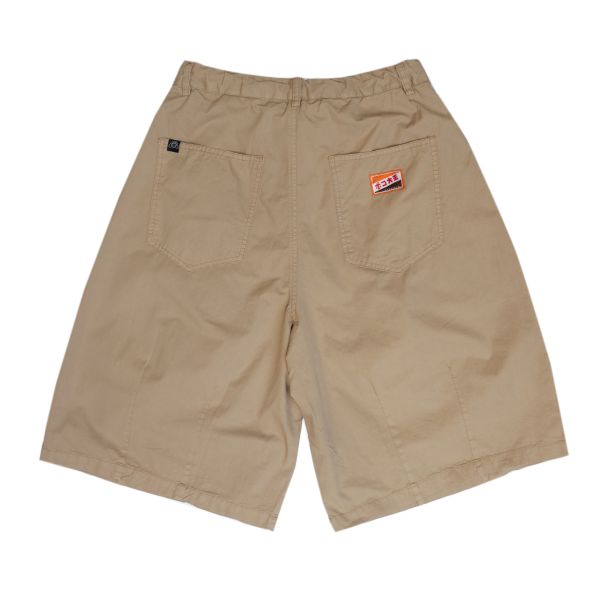 POKO ポコ大王 EYES BALLOON WASHED SHORTS / 立體摺線過膝水洗短褲 POKO ポコ大王 EYES BALLOON WASHED SHORTS / 立體摺線過膝水洗短褲