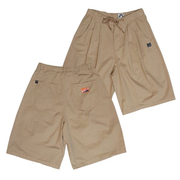 POKO ポコ大王 EYES BALLOON WASHED SHORTS / 立體摺線過膝水洗短褲 POKO ポコ大王 EYES BALLOON WASHED SHORTS / 立體摺線過膝水洗短褲