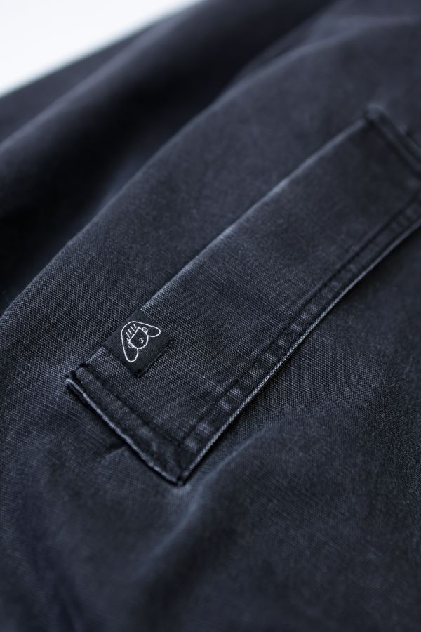 POKO ポコ大王 OUTLINED WASHED DENIM JACKET 水洗牛仔外套 / (黑) POKO ポコ大王 OUTLINED WASHED DENIM JACKET 水洗牛仔外套 / (黑)