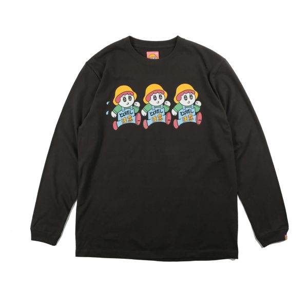 POKO ポコ大王 注意！ポコ飛出 L/S TEE / (藍/灰) POKO ポコ大王 注意！ポコ飛出 L/S TEE / (藍/灰)