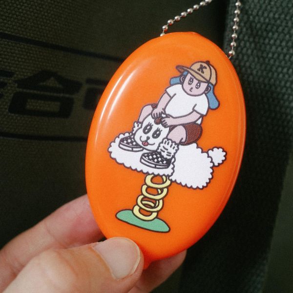 POKO ポコ大王 バネ遊具 COIN PURSE 零錢包吊飾 POKO ポコ大王 バネ遊具 COIN PURSE 零錢包吊飾