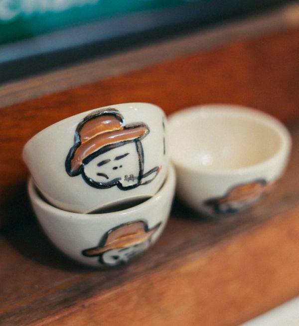 DANNY D'S MUD SHOP 手工小酒杯 / 小茶杯 / (SKULL& SMOKE) DANNY D'S MUD SHOP 手工小酒杯 / 小茶杯 / (SKULL& SMOKE)