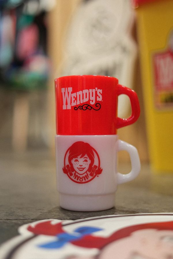 The Wendy's Company 溫蒂漢堡 牛奶杯 / 水杯 / 漱口杯 The Wendy's Company 溫蒂漢堡 牛奶杯 / 水杯 / 漱口杯）