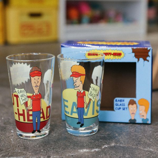 Beavis and Butt-Head 癟四與大頭蛋漢堡世界玻璃杯盒裝套組 Beavis and Butt-Head 癟四與大頭蛋
Burger World 玻璃杯盒裝套組