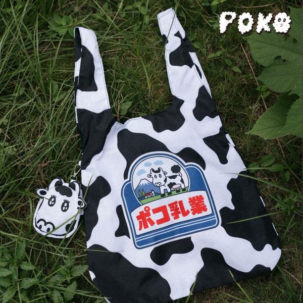 POKO ポコ大王 ポコ乳業 購物袋 POKO ポコ大王 ポコ乳業 折疊購物袋