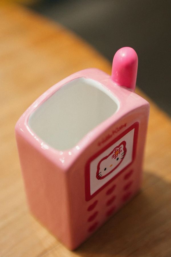 HELLO KITTY 折疊手機迷你收納筒 HELLO KITTY 折疊手機筆筒