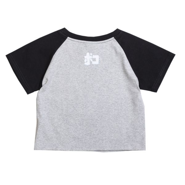 POKO ポコ大王 BAOBAO バオバオ CROPPED RAGLAN T-SHIRT / 接袖短版上衣 ポコ大王
  BAOBAO バオバオ 
CROPPED RAGLAN T-SHIRT