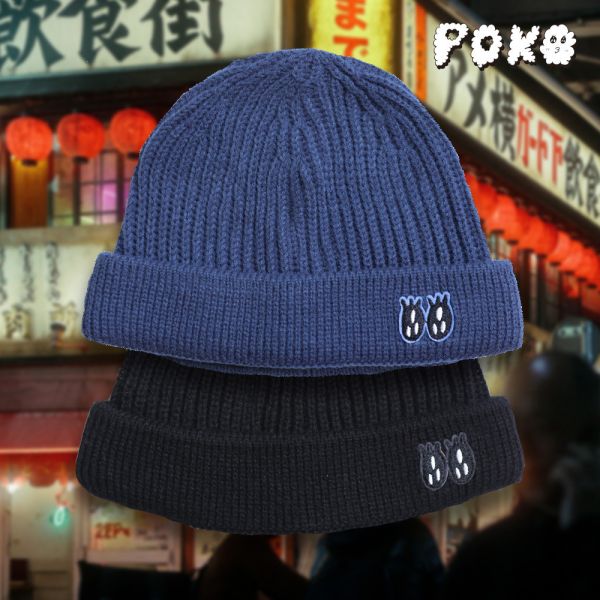 POKO ポコ大王 EYES BEANIE 毛帽 / (藍/黑) POKO ポコ大王 EYES BEANIE 毛帽 / (藍/黑)