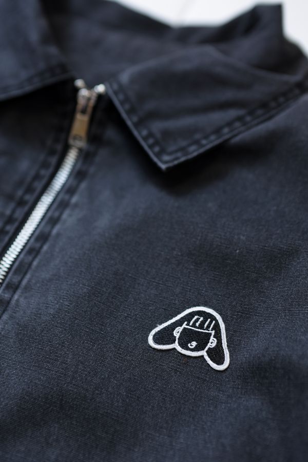 POKO ポコ大王 OUTLINED WASHED DENIM JACKET 水洗牛仔外套 / (黑) POKO ポコ大王 OUTLINED WASHED DENIM JACKET 水洗牛仔外套 / (黑)