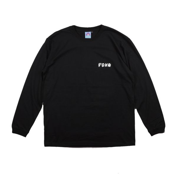 POKO ポコ大王 LOGO L/S TEE / (黑/白) POKO ポコ大王LOGO L/S TEE / (黑/白)