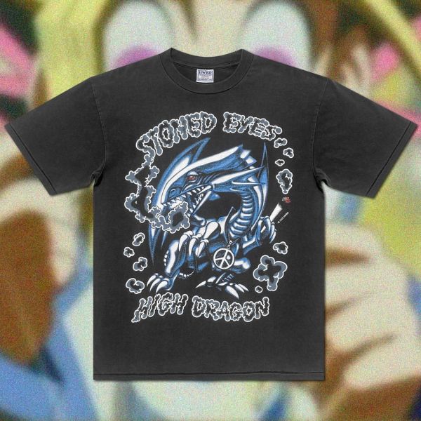 HWBD STONED EYES HIGH DRAGON TEE / (水洗黑) HWBD STONED EYES HIGH DRAGON TEE / (水洗黑)