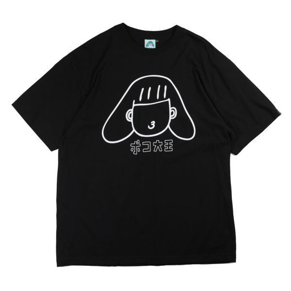 POKO ポコ大王 OUTLINED TEE / (黑/藍) POKO ポコ大王 OUTLINED TEE