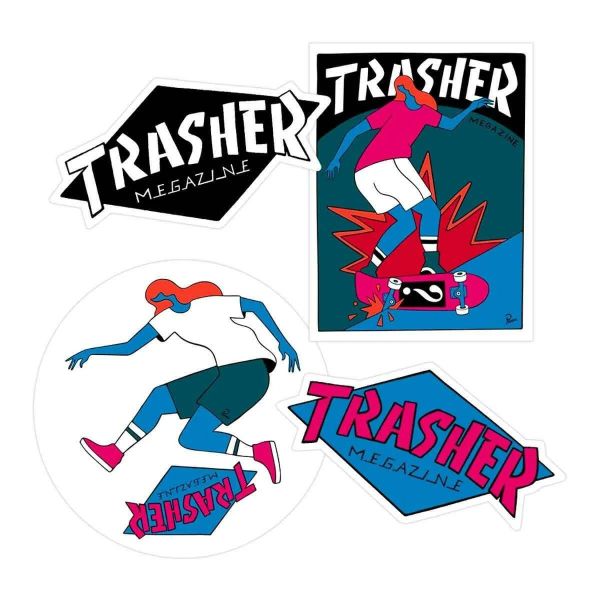 Thrasher Trasher Sticker Pack / (貼紙組) Thrasher Trasher Sticker Pack / (貼紙組)