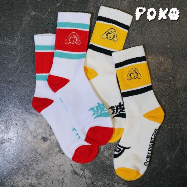 POKO ポコ大王 OUTLINED STRIPED CREW SOCKS 中筒襪 ポコ大王
OUTLINED STRIPED CREW SOCKS 中筒襪