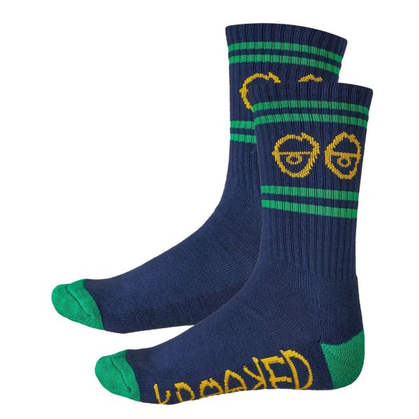 KROOKED EYES SOCKS / 中筒襪 (藍) KROOKED EYES SOCKS / 中筒襪 (藍)