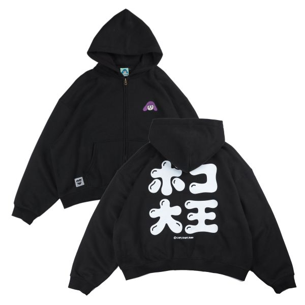 『預購賣場』POKO ポコ大王 WIGGLING HEART BOXY FIT ZIP HOODIE / 短版刷毛連帽外套 POKO ポコ大王 WIGGLING HEART BOXY FIT ZIP HOODIE / 短版刷毛連帽外套