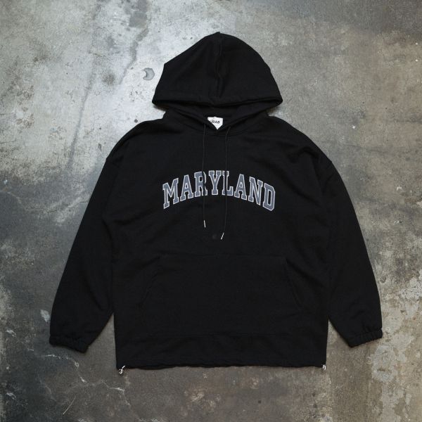 MARYLAND SHOULDER SLOPE DROP 落肩帽Ｔ / (黑/灰/藍/綠) MARLAND SHOULDER SLOPE DROP 落肩帽Ｔ / (黑/灰/藍/綠)
