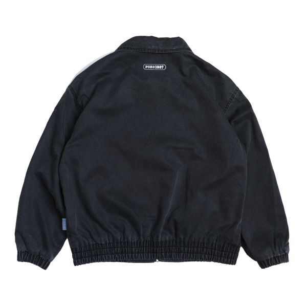 POKO ポコ大王 OUTLINED WASHED DENIM JACKET 水洗牛仔外套 / (黑) POKO ポコ大王 OUTLINED WASHED DENIM JACKET 水洗牛仔外套 / (黑)