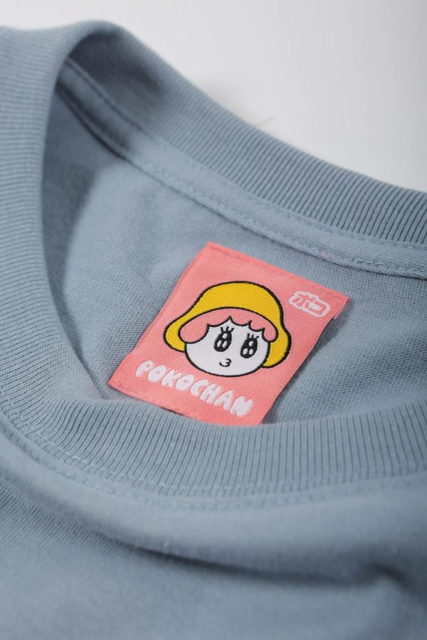 POKO ポコ大王 注意！ポコ飛出 L/S TEE / (藍/灰) POKO ポコ大王 注意！ポコ飛出 L/S TEE / (藍/灰)