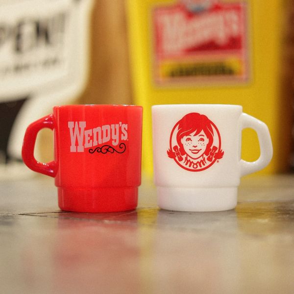 The Wendy's Company 溫蒂漢堡 牛奶杯 / 水杯 / 漱口杯 The Wendy's Company 溫蒂漢堡 牛奶杯 / 水杯 / 漱口杯）