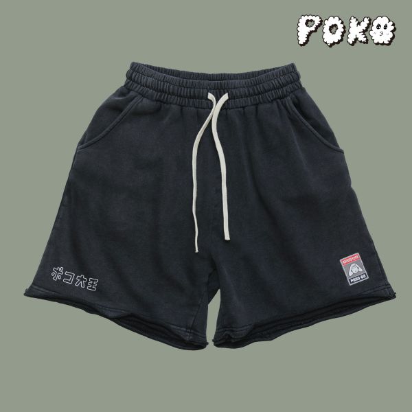POKO ポコ大王 SHOWA62 WASHED SHORTS WASHED SHORTS 洗舊短褲 POKO ポコ大王 Shōwa62 WASHED SHORTS 洗舊短褲