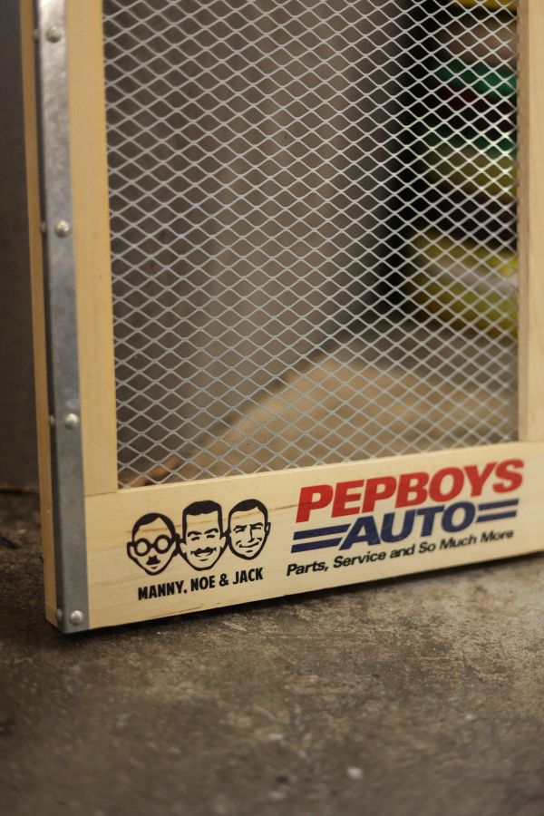 POPEYE / FEPC / PEPBOYS 木框網型展示架 POPEYE / FEPC / PEPBOYS 木框網型展示架