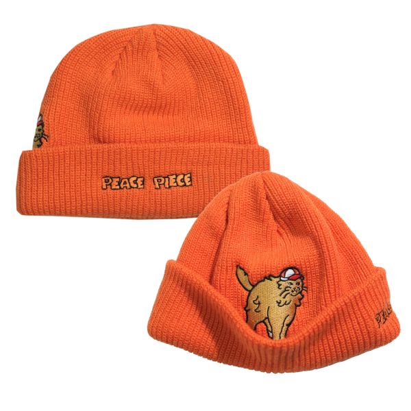 野島佑隆 YUTAKA NOJIMA  X ZOMBIE PEACE PIECE BEANIE 刺繡毛帽 野島佑隆 YUTAKA NOJIMA  X ZOMBIE PEACE PIECE BEANIE 刺繡毛帽