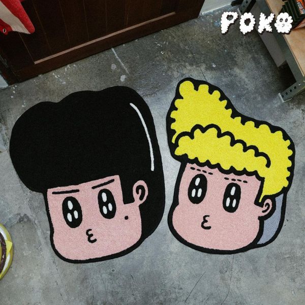 POKO ポコ大王 一年P組 不良 YANKI FLOOR MAT 地毯 ポコ大王 
不良 YANKI FLOOR MAT 地毯