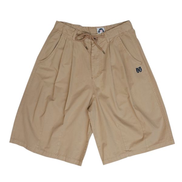 POKO ポコ大王 EYES BALLOON WASHED SHORTS / 立體摺線過膝水洗短褲 POKO ポコ大王 EYES BALLOON WASHED SHORTS / 立體摺線過膝水洗短褲