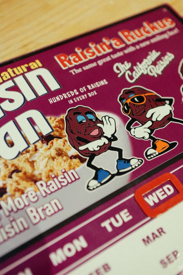 California Raisins 加州葡萄乾人 磁貼式日曆 California Raisins 加州葡萄乾人 磁貼式日曆