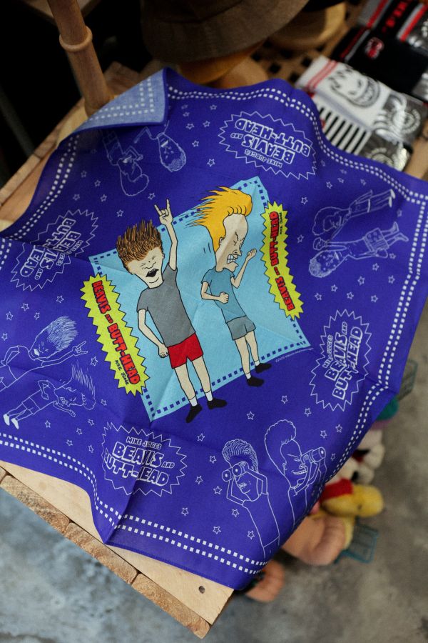 BEAVIS & BUTT HEAD 癟四與大頭蛋 方巾 BEAVIS & BUTT HEAD 癟四與大頭蛋 方巾