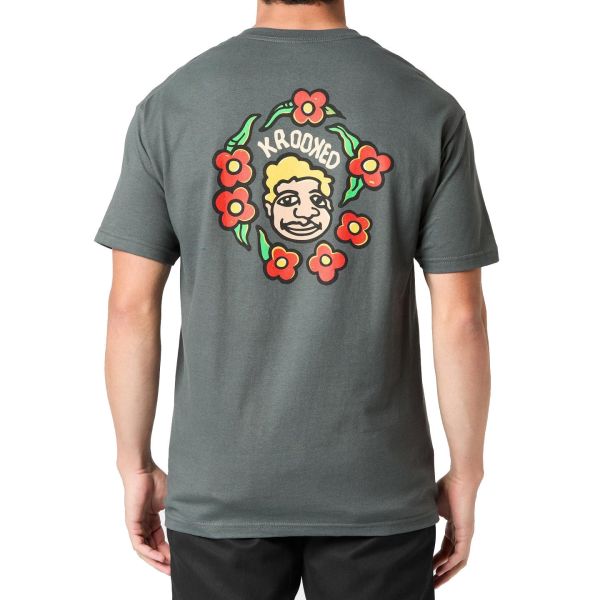 Krooked MG T-Shirt / (灰) Krooked MG T-Shirt / (灰)