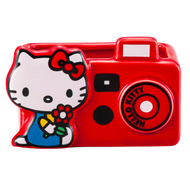 SANRIO HELLO KITTY 陶瓷名片盒 / 手機架 / 萬用置物盒 