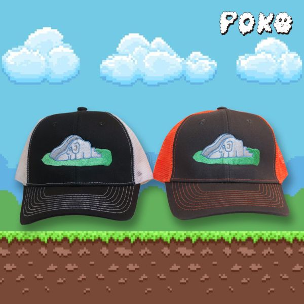 POKO ポコ大王 象の滑り台 ELEPHANT SLIDE MESH CAP 網帽 ポコ大王 象の滑り台 ELEPHANT SLIDE 滾邊TEE