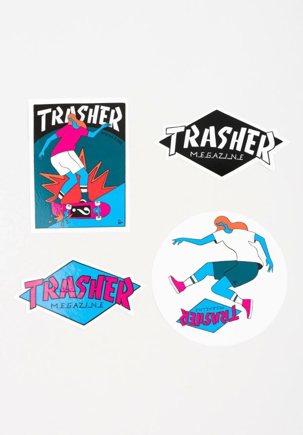 Thrasher Trasher Sticker Pack / (貼紙組) Thrasher Trasher Sticker Pack / (貼紙組)